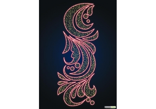 Консоль праздничная Народный узор