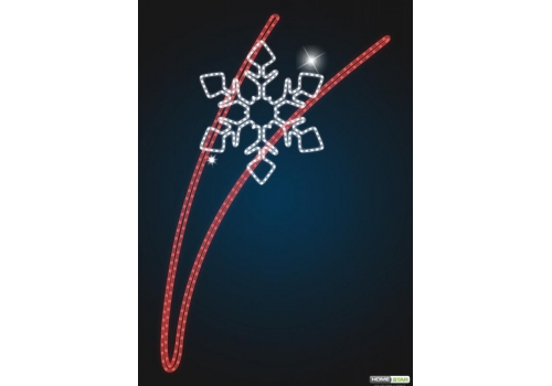 Консоль Снежинка на подвесе 2