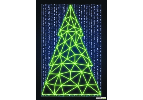 Консоль Полигональная елка