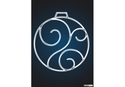 Новогодний мотив BA 09 "Елочный шар 100см"