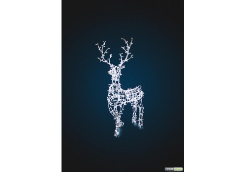 Световой олень, каркас, серия 2,3 м, динамика